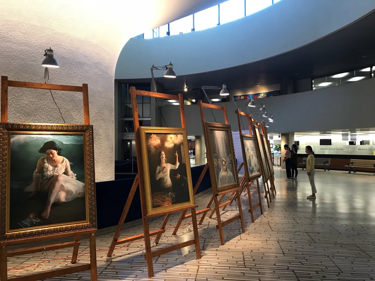 Откриване на изложбата в чужбина
